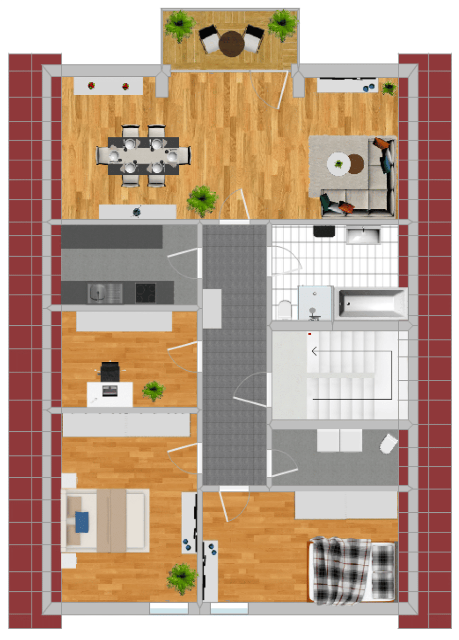 Mietwohnung, 4,5 Zimmer, 108 m², in Sennfeld, 97526 Sennfeld