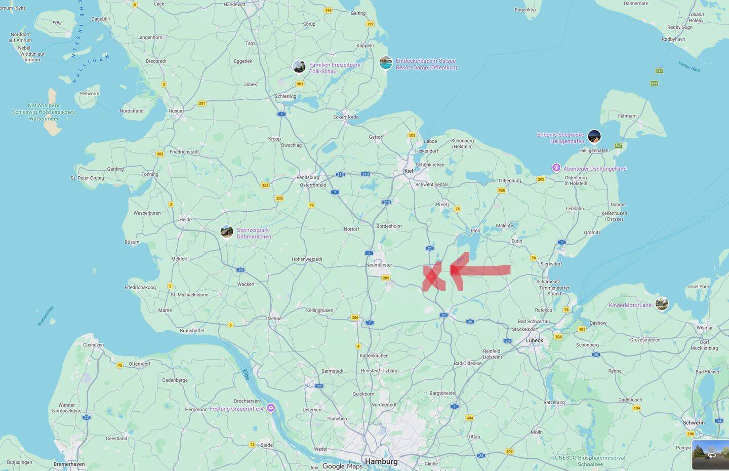 Arbeiten u. Wohnen auf einem Grundstück, Autobahn in 1,5 KM, 24610 Trappenkamp
