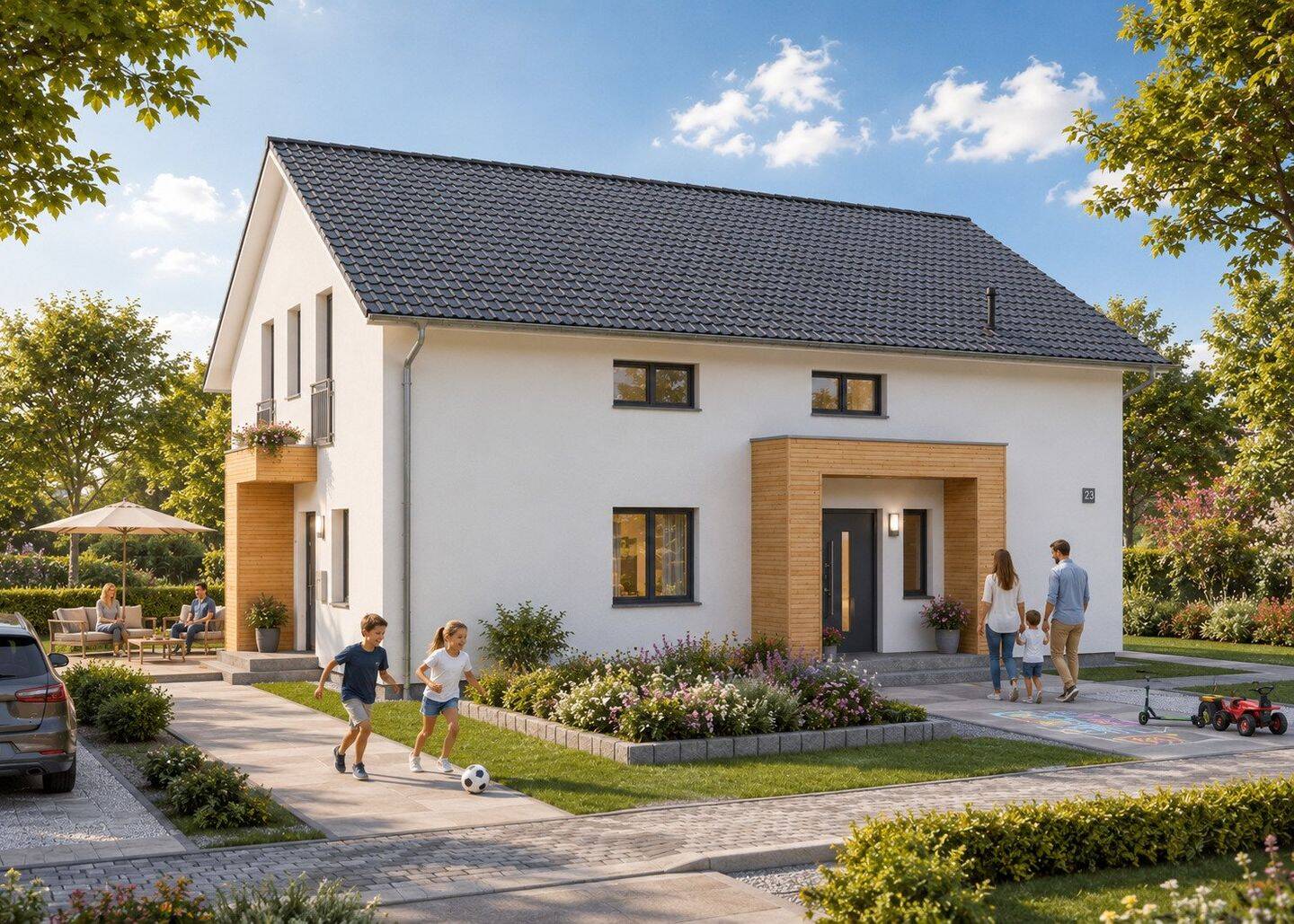 Mehrgenerationenhaus mit Wohlfühlgarantie – Modern wohnen für die ganze Familie ???, 72218 Wildberg