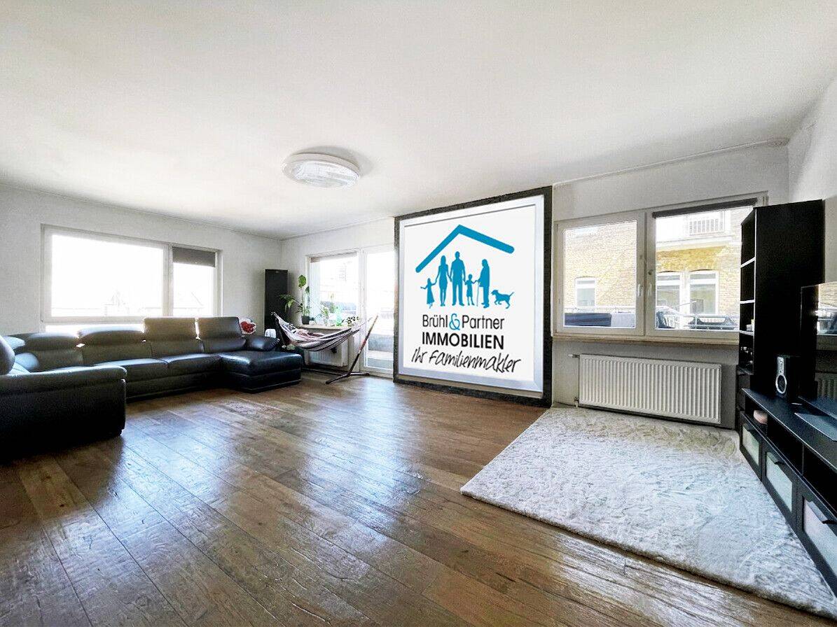 Sanierte und helle Etagenwohnung mit großem Balkon in zentraler Lage – Blick auf die Germania, 55411 Bingen am Rhein
