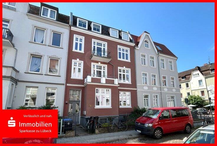 Charmante 3-Zimmer-Eigentumswohnung in begehrter Wohnlage von Lübeck St. Jürgen, 23564 Lübeck (Sankt Gertrud Sankt Jürgen)