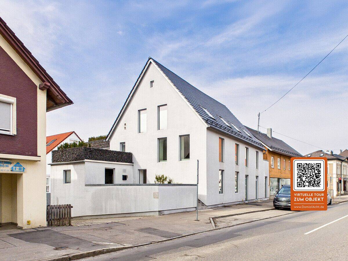 Außergewöhnliches Wohn- und Geschäftshaus mit Loft-Charakter und Dachterrassen zur Miete, 86830 Schwabmünchen