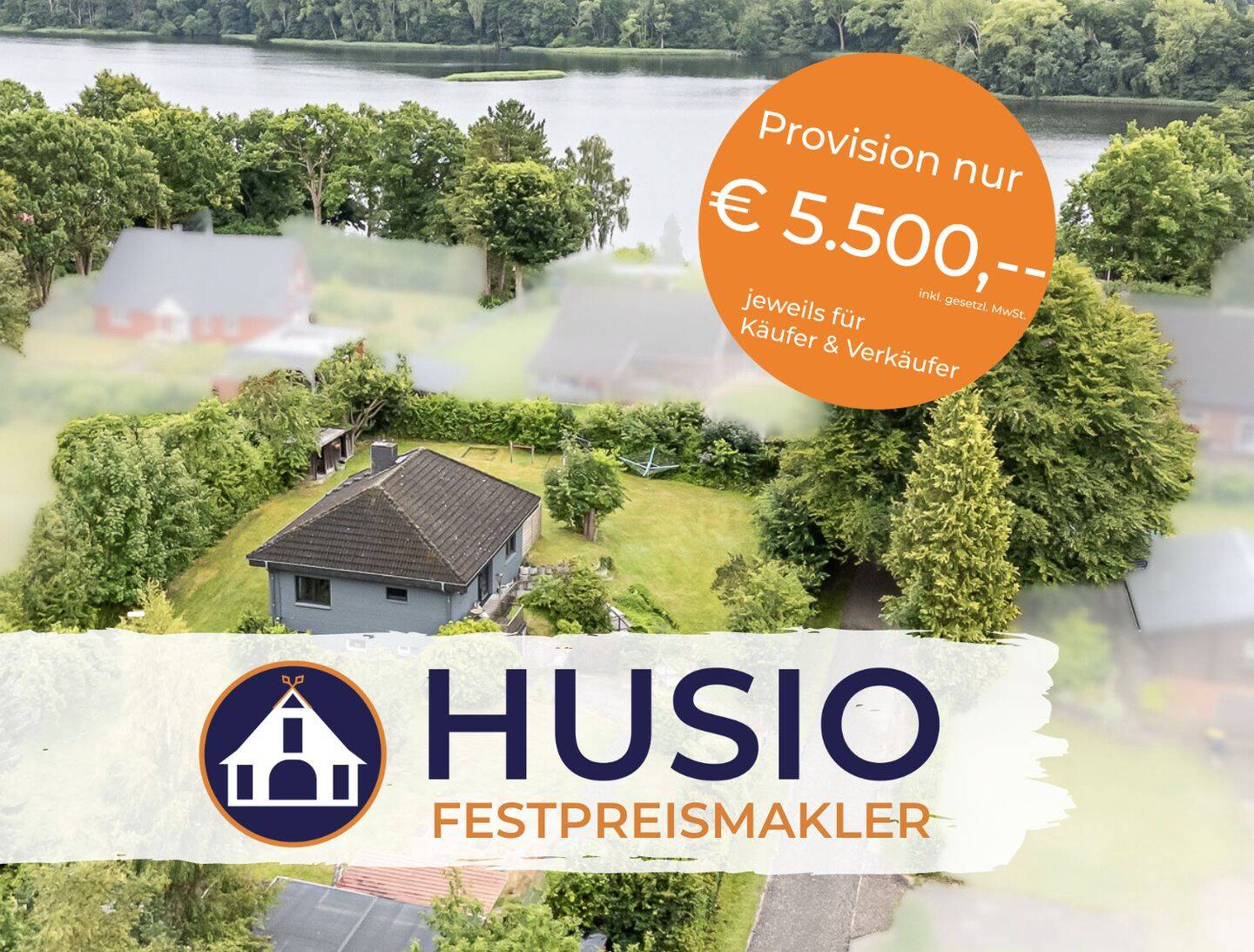 Seltene Gelegenheit in unmittelbarer Seenähe: Charmanter Bungalow mit Bauplatz, 24646 Warder