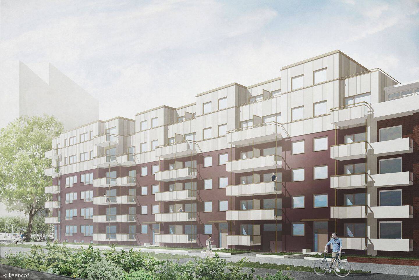 4-Zimmer-Erstbezug in aufgestocktem Dachgeschoss mit Balkon, 20259 Hamburg (Eimsbüttel)