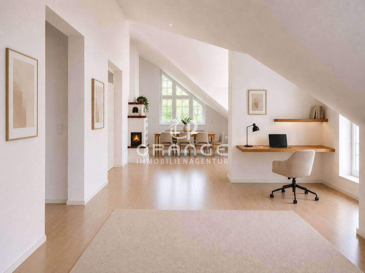 *** Viel Raum für Ihre Wohnideen: 132 m² Dachgeschosswohnung + Hobbyraum in ruhiger, grüner Lage ***, 81827 München (Ramersdorf-Perlach Trudering-Riem)