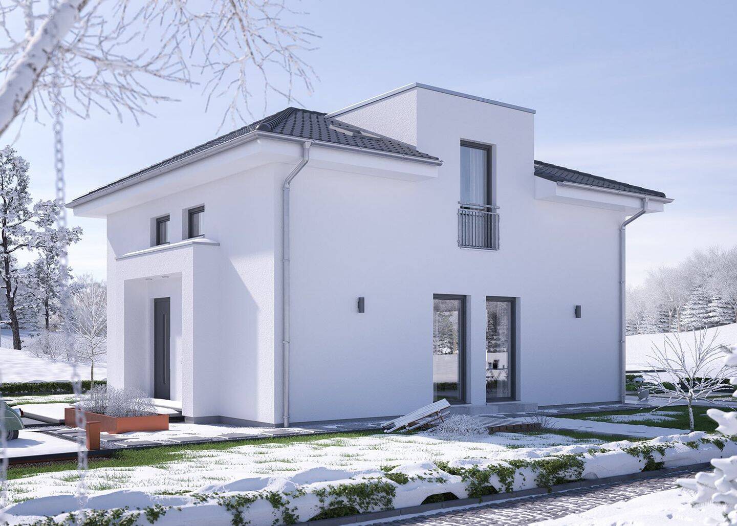 Ausbauhaus+Bodenplatte+Grundstück! Serienmäßig höhere Wände für ein atmosphärisch stimmiges Raumgefühl, 66424 Homburg