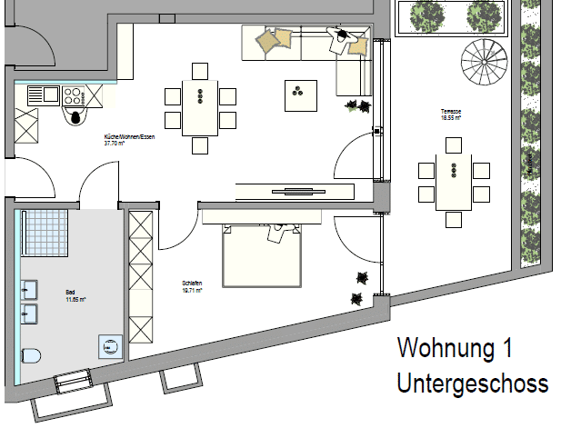 Exklusive Neubauwohnungen in Waggershausen, 88045 Friedrichshafen