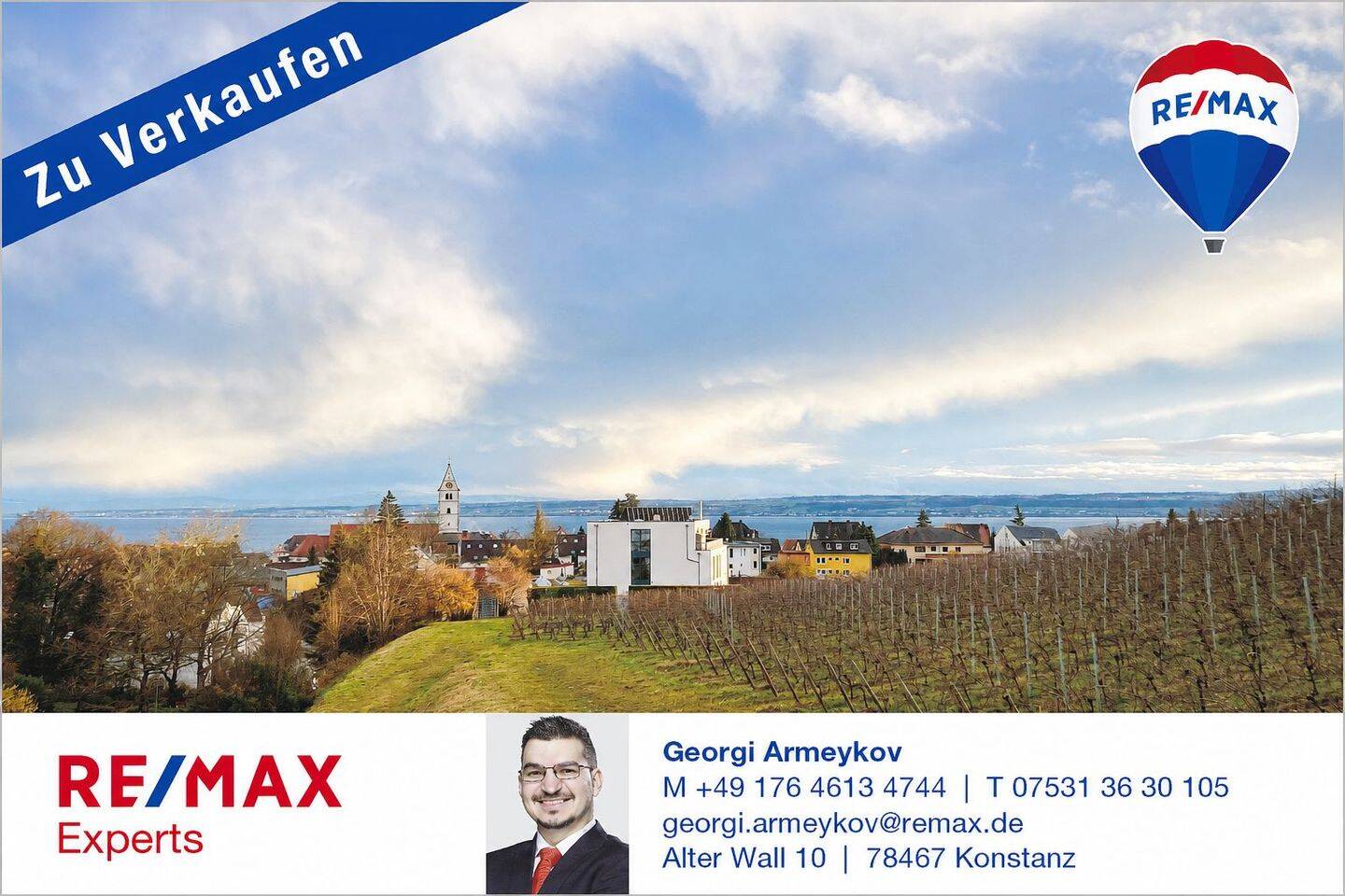 Attraktives Zuhause mit See- und Alpensicht – Platz für Garten, Boot oder Wohnmobil, 88709 Meersburg