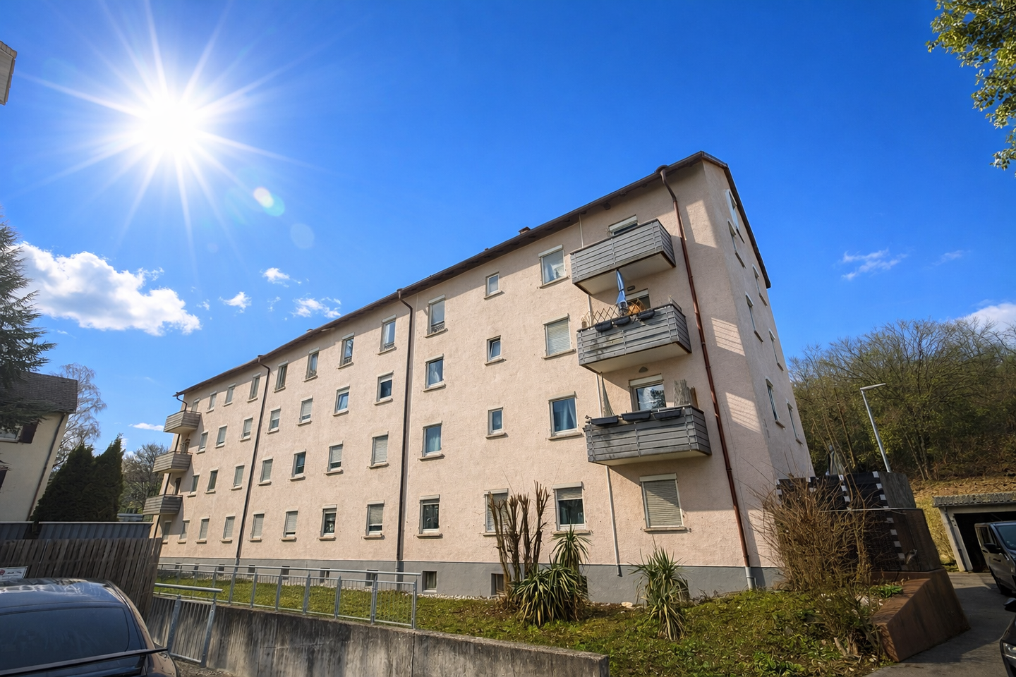 Gepflegte 3 Zimmerwohnung mit Balkon, 73776 Altbach