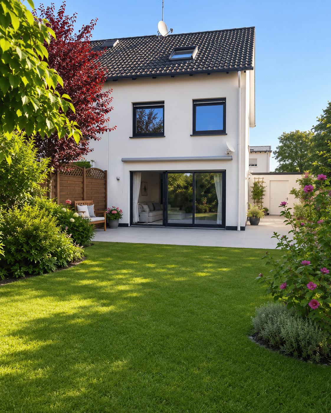 **Toplage von Kamen-Methler** Doppelhaushälfte mit Garage und Einbauküche in ruhiger Lage, 59174 Kamen