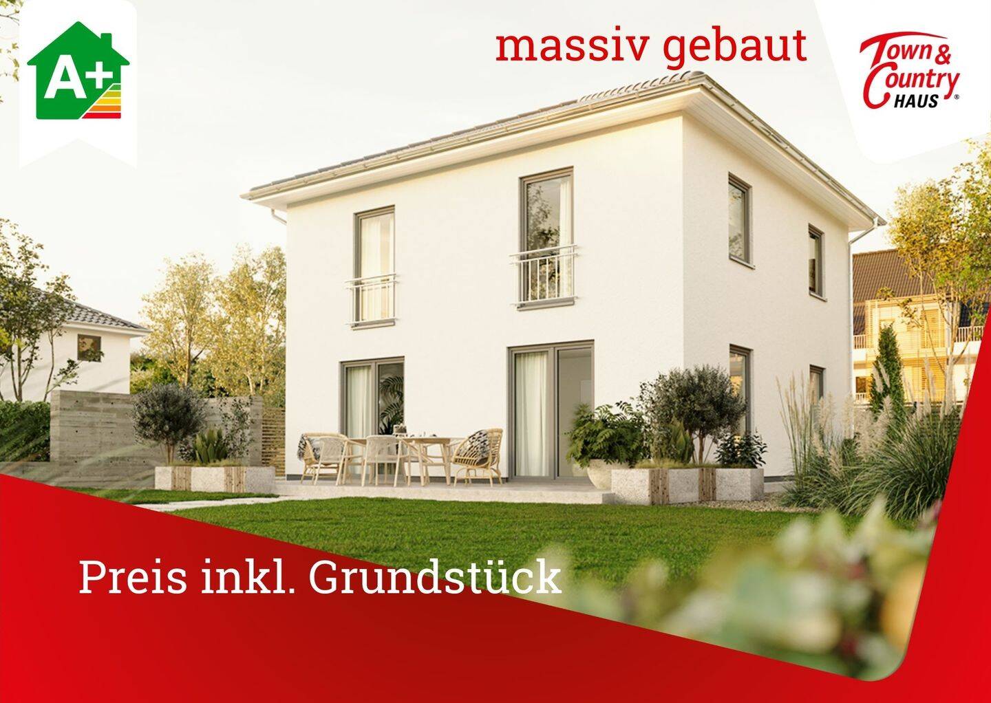 massiv gebaut, Preis schlüsselfertig inkl. Grundstück, 54314 Zerf