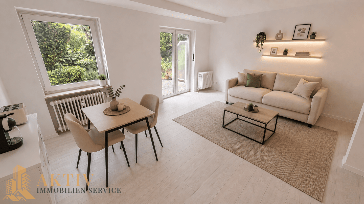 Schöne 1 Zimmer ETW * große TERRASSE * in Sachsenhausen, 60598 Frankfurt am Main (Sachsenhausen)
