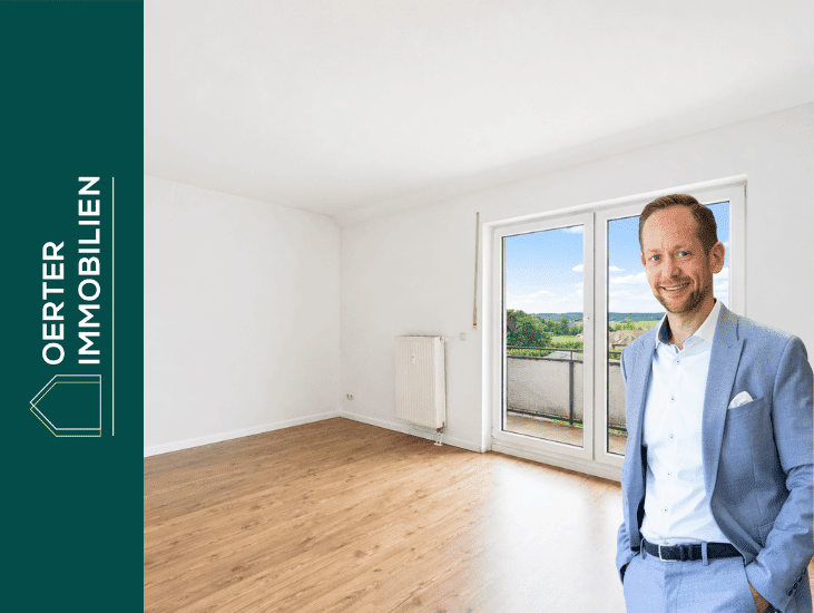 Wohnen in idyllischer Lage: 3-Zimmer-Wohnung mit Balkon & Stellplatz, 96484 Meeder