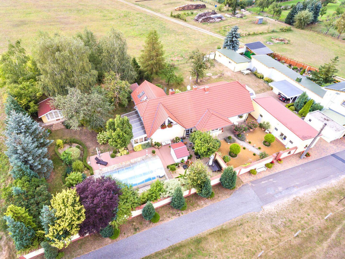 Wohnen mit Weitblick – gepflegtes Einfamilienhaus in Jeßnigk bei Schönewalde, 4916 Schönewalde
