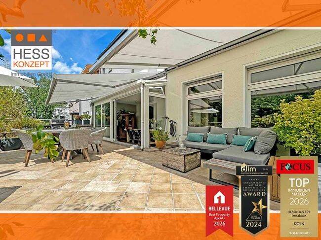 PROFI-FILM: 3-Fam.Haus, 200qm-Erdgeschoss bezugsfrei mit Garten, Garage + 2 vermietete Wohnungen im 1. OG u. DG, 50939 Köln (Lindenthal Klettenberg Sülz)