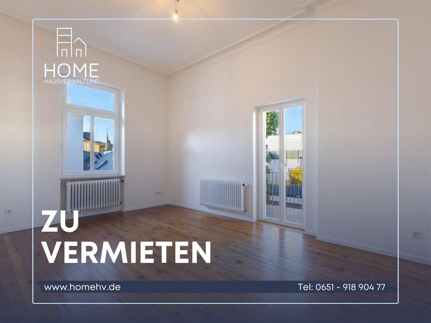 Trier-City: 2 ZKB-Altbauwohnung mit Balkon in TOP-Lage, 54290 Trier (Innenstadt Trier-Süd)