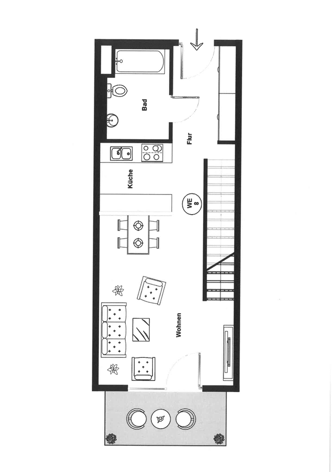 Loft im Herzen von Ravensburg – Neubau A+, EBK, Fußbodenheizung, 88212 Ravensburg