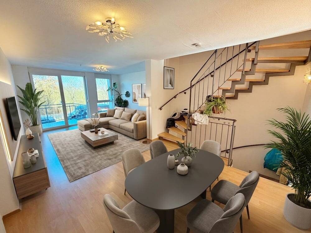 Reihenhaus mit Dachterrasse, Garten, Garage und Fernblick in begehrter Wohnlage, 71665 Vaihingen an der Enz
