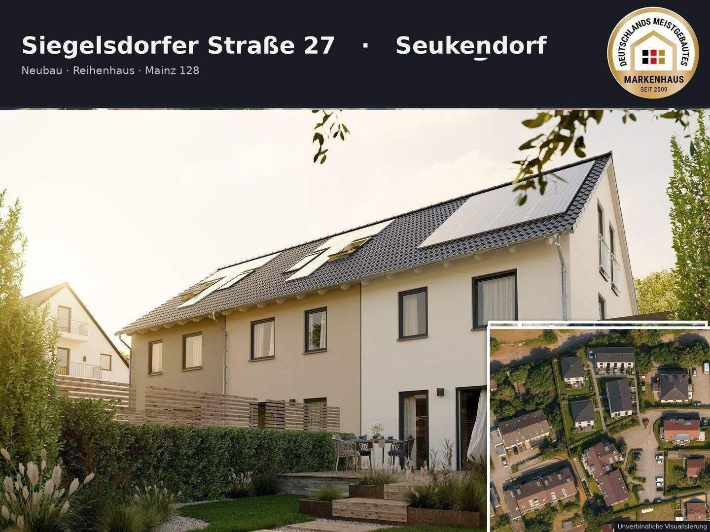 Seukendorf: Neubau RMH| A+ (Wärmepumpe) | Komplettpreis inkl. Grundstück & Baunebenkosten, 90556 Seukendorf