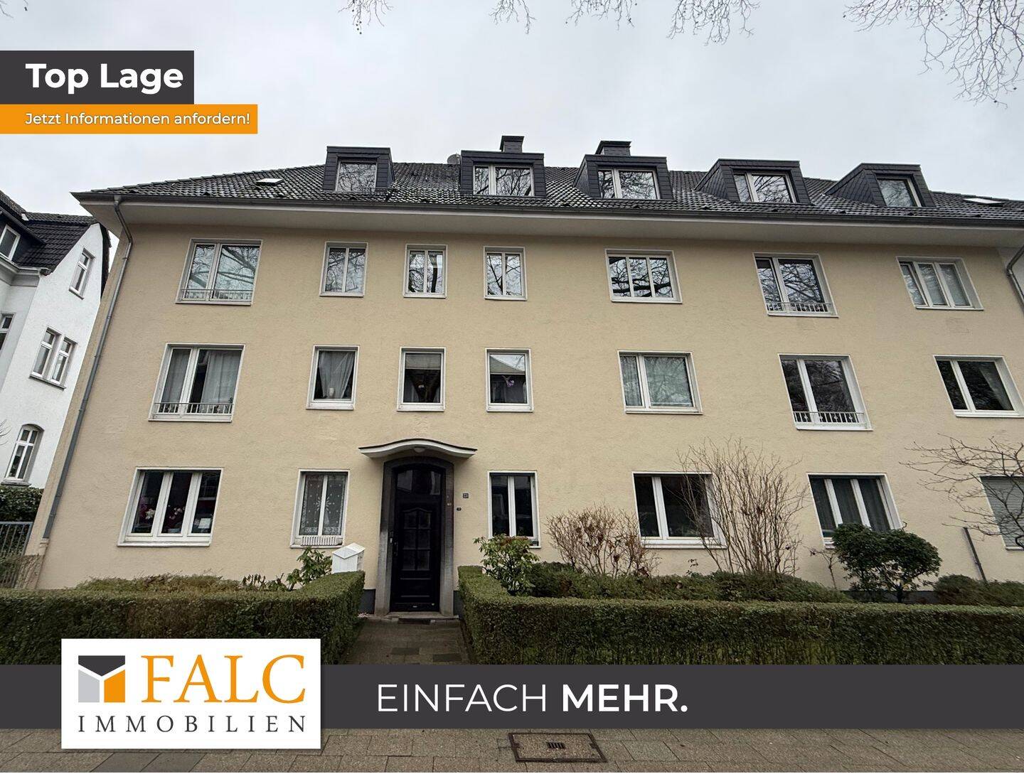 Eigennutzer aufgepasst: 2,5-Zimmer-Wohnung mit Balkon in der Moltkestraße, 45128 Essen (Südostviertel Südviertel)