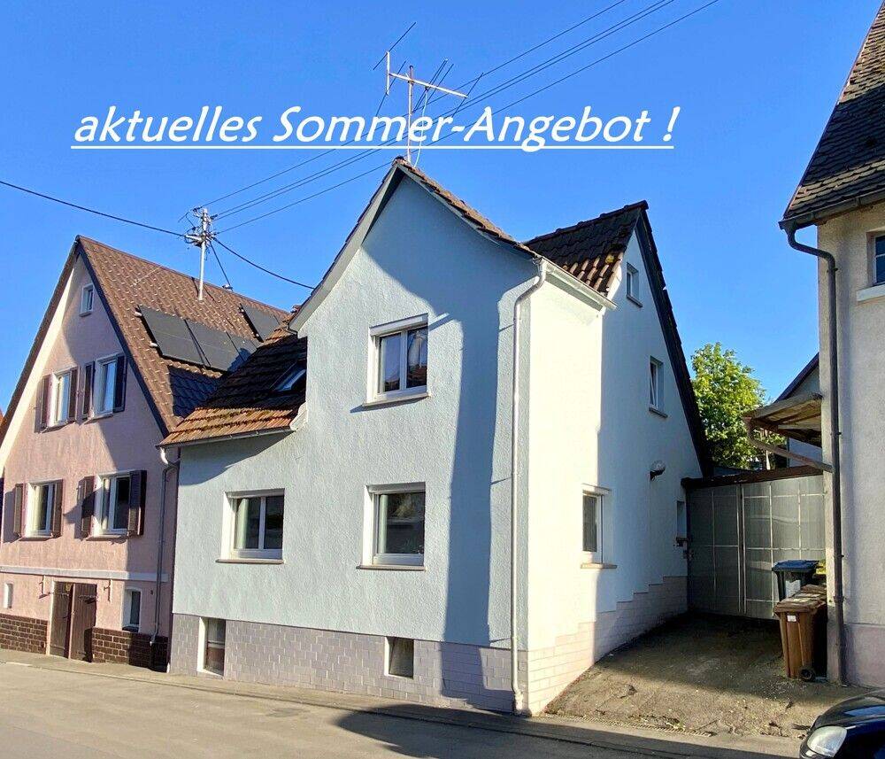 *** kleines, aber sehr feines Einfamilienhaus mit Gärtchen … und PKW-Stellplatz ! ***, 71546 Aspach