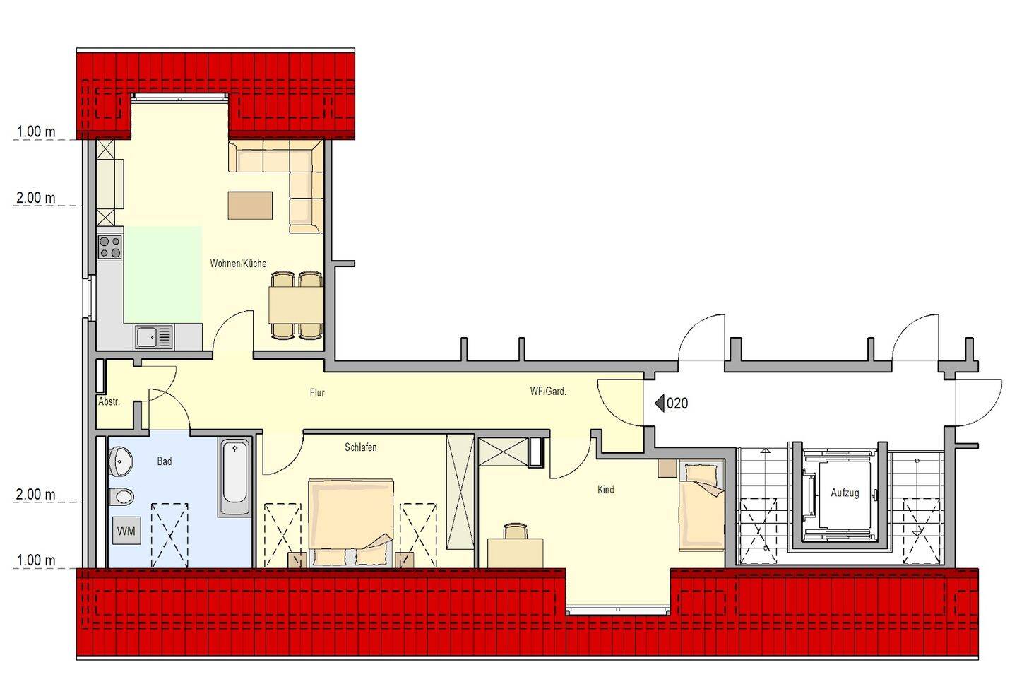 Moderne 3-Zimmer-Wohnung in Ludwigsfeld, 90478 Nürnberg (Dutzendteich Gleißhammer Glockenhof Sankt Peter Zerzabelshof)