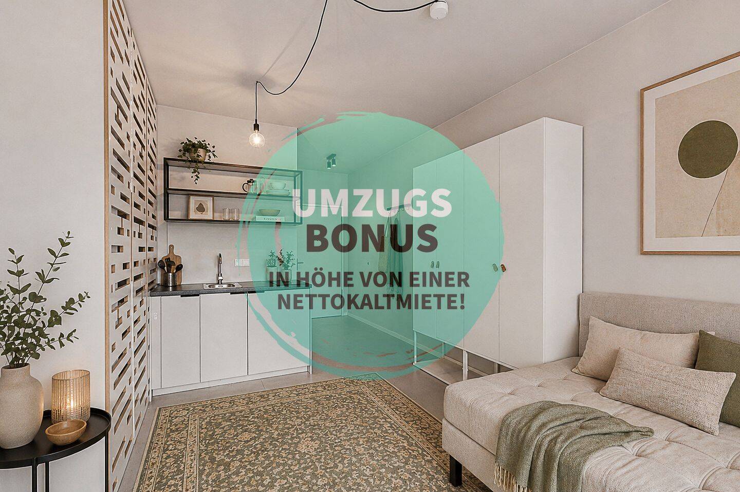 Furnished two-room apartment in central urban location, 12043 Berlin (Neukölln)