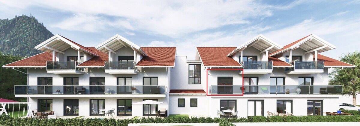 Nr. 11 Etagenwohnung mit Balkon  Ferienwohnungsgenehmigung KFW 40 Standard förderfähig, 87459 Pfronten