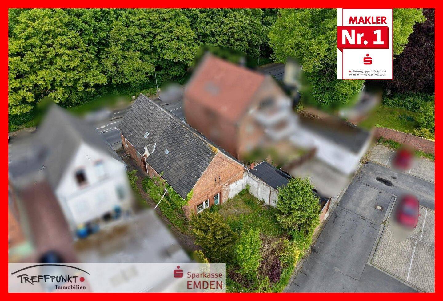Eigentumsgrundstück im Emder Wallring mit Abrisshaus, 26721 Emden (Barenburg Conrebbersweg Früchteburg Harsweg Stadtzentrum)