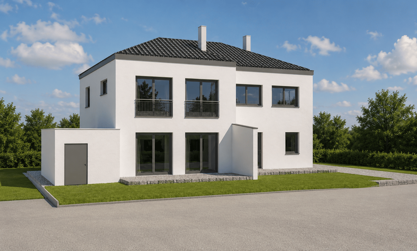 Moderne Neubau-Doppelhaushälfte (KfW 55) in begehrter Lage von Straubing-Ittling, 94315 Straubing