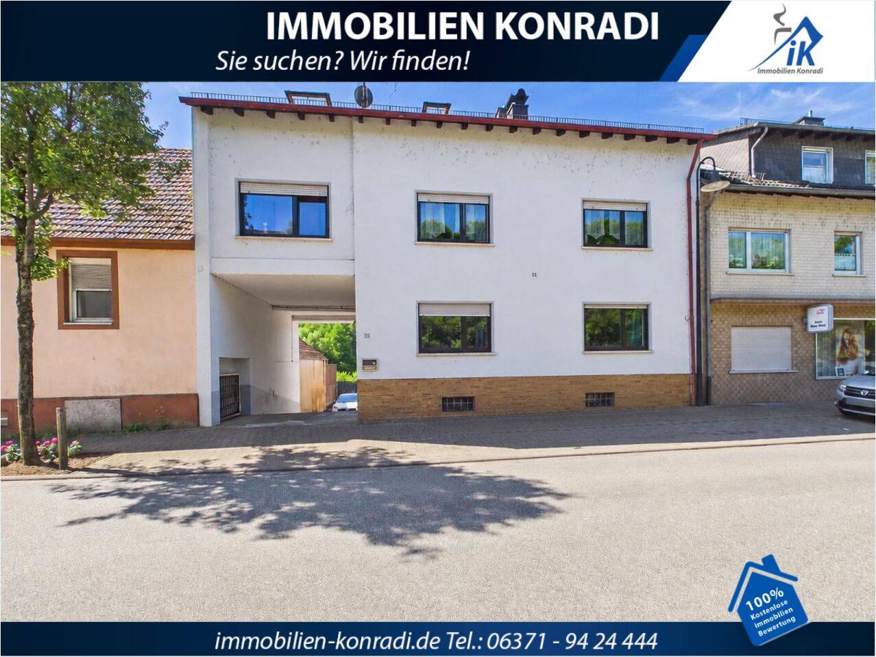 IK | Contwig: Attraktive DHH mit 3 Wohneinheiten und Doppelgarage und  Halle in guter Lage, 66497 Contwig