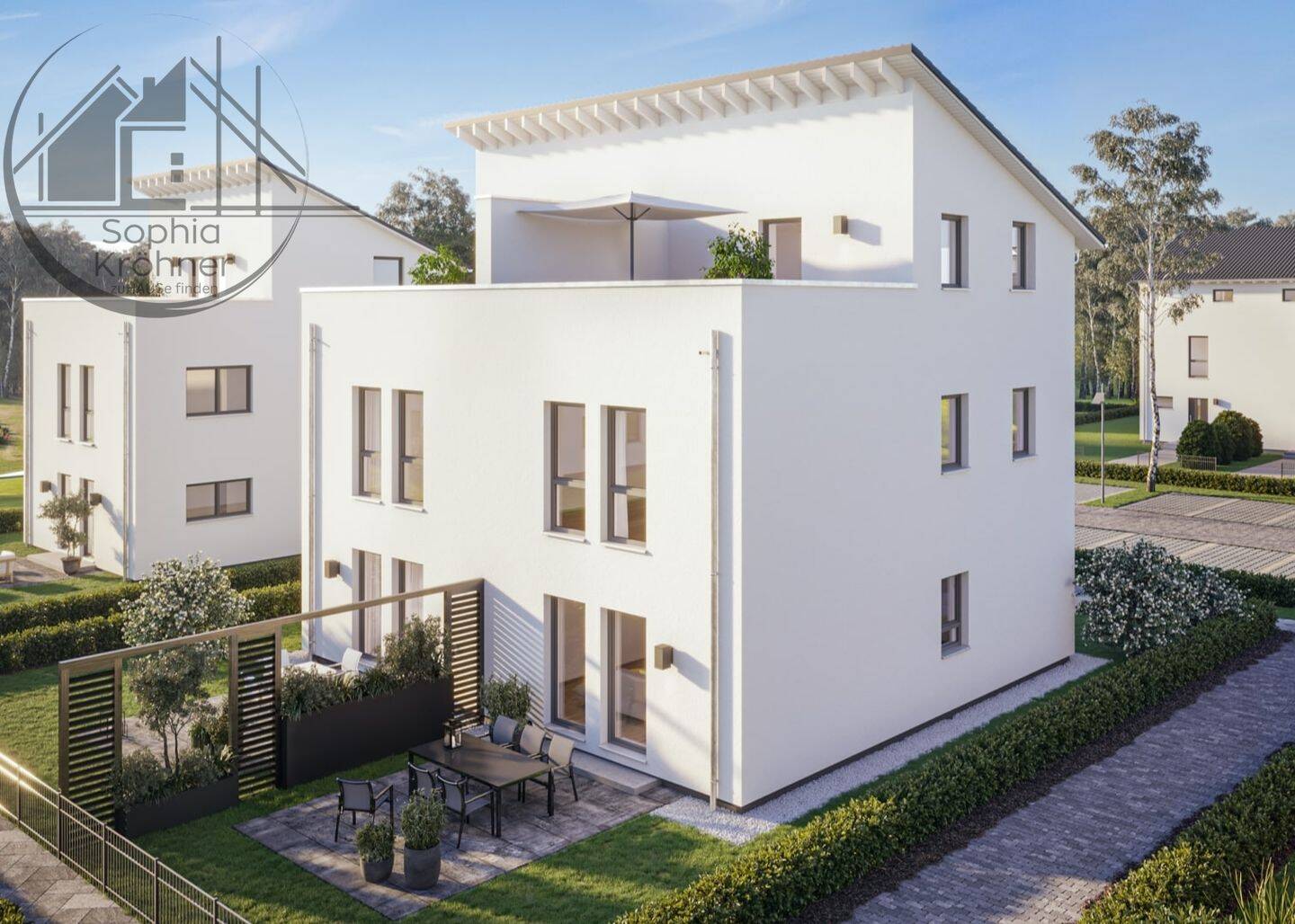 Dachterrasse, 3 Etagen DHH in der Stadt bauen, 9131 Chemnitz (Ebersdorf Hilbersdorf)