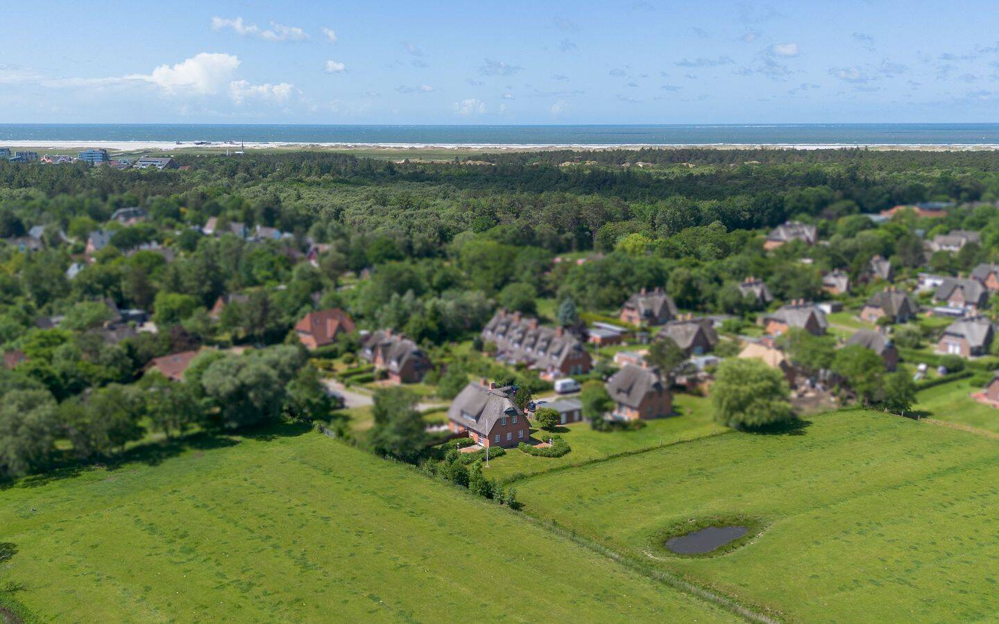 Haushälfte unter Reet – Weitblick in Ording, 25826 Sankt Peter-Ording