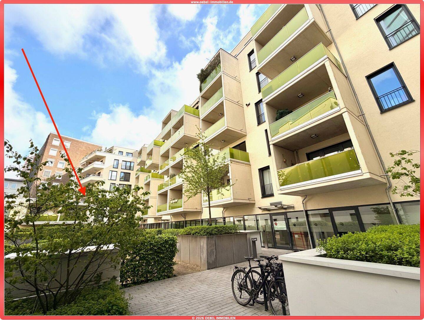Moderne Neubauwohnung mit Aufzug, großer Loggia und Innenhoflage im Herzen von Köln, 50676 Köln (Innenstadt-Süd Altstadt-Süd)