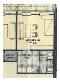 1-Zimmer-Wohnung im 4. OG – Dachgeschoss, 78467 Konstanz