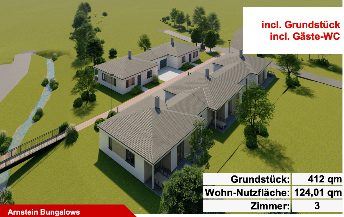 Zukunftssicher leben –  Service Bungalows Arnstein – Baustart !, 97450 Arnstein