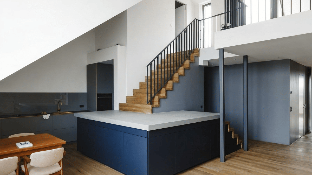 HOMESK – Designer-Maisonette mit Dachterrasse & Galerie – Zweitbezug im Dachgeschoss in Schöneberg, 10829 Berlin (Tempelhof-Schöneberg Schöneberg)
