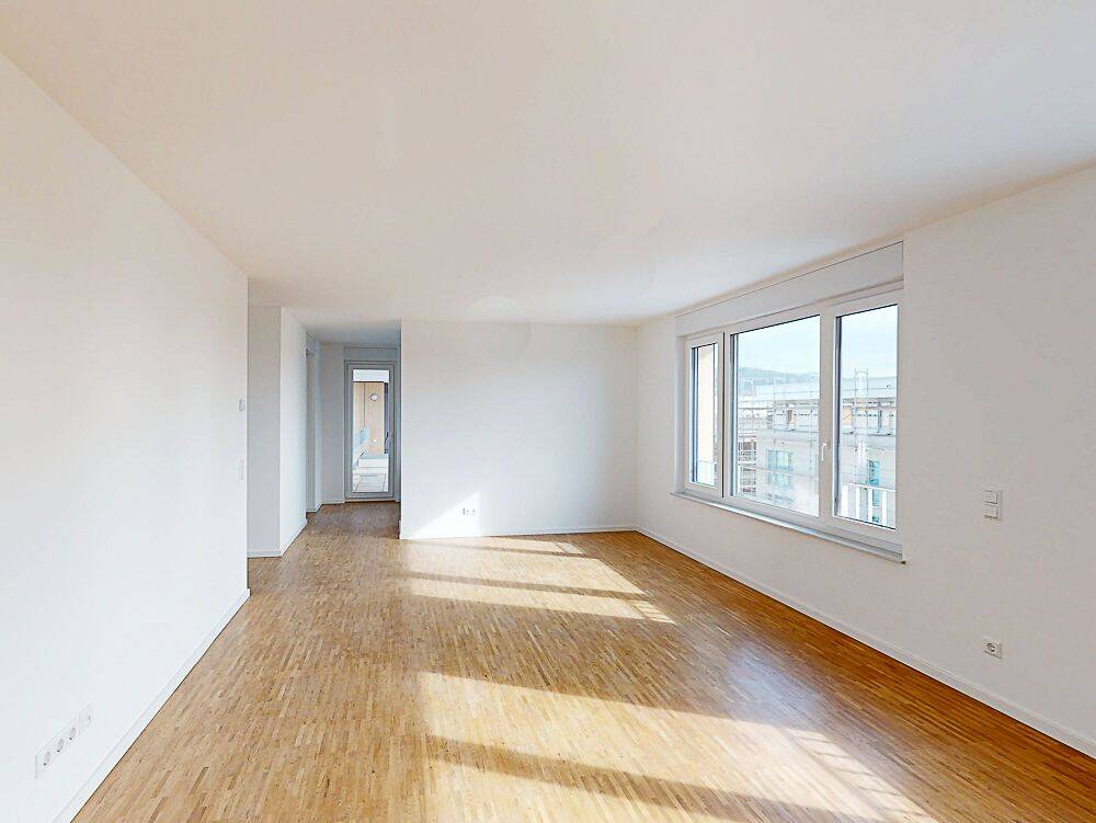 Rundum eine Dachterrasse! Penthouse auf 3 Zimmern mit EBK und Nordwestausrichtung, 69469 Weinheim