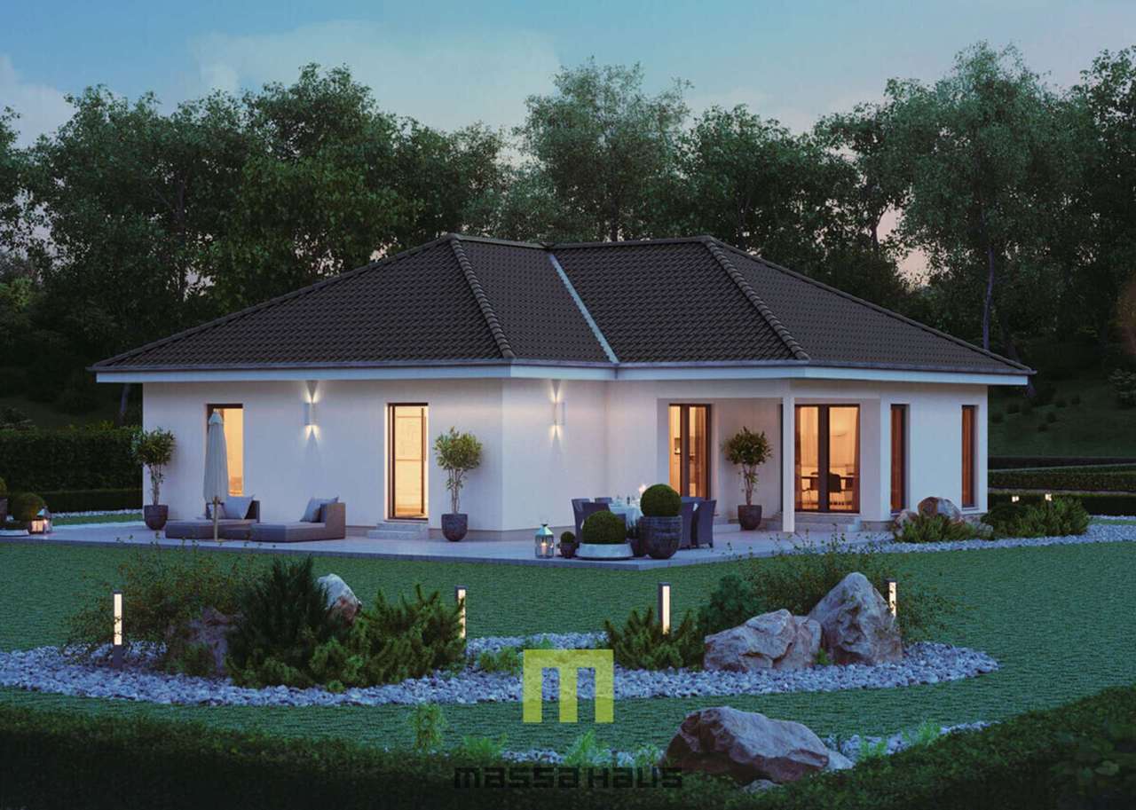 Viel Platz & Komfort: Moderner Bungalow mit Garten – Ideal für Familien & Senioren!, 55232 Alzey