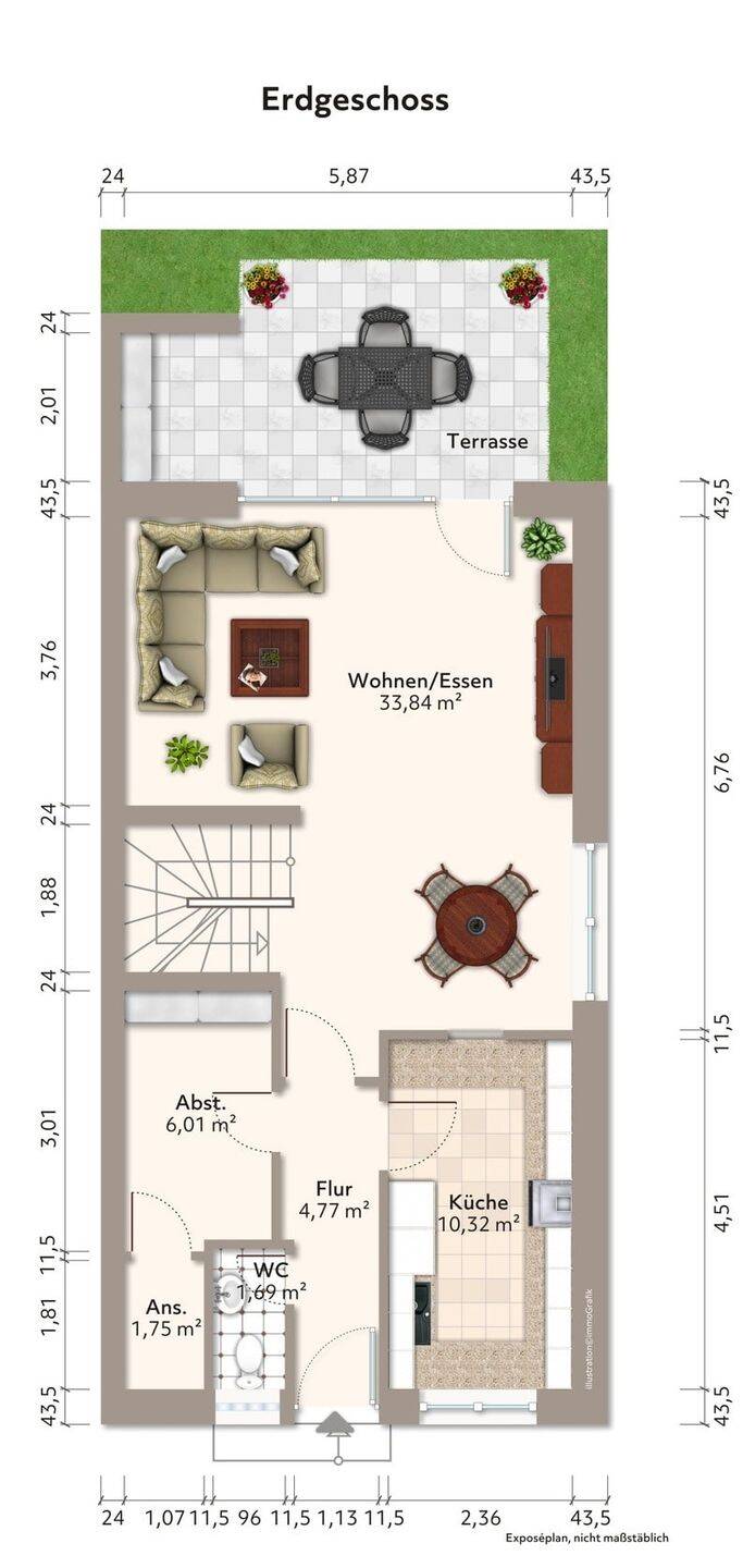 Charmante Doppelhaushälfte|4 Zimmer| Garten|Carport in Gütersloh-Avenwedde, 33335 Gütersloh