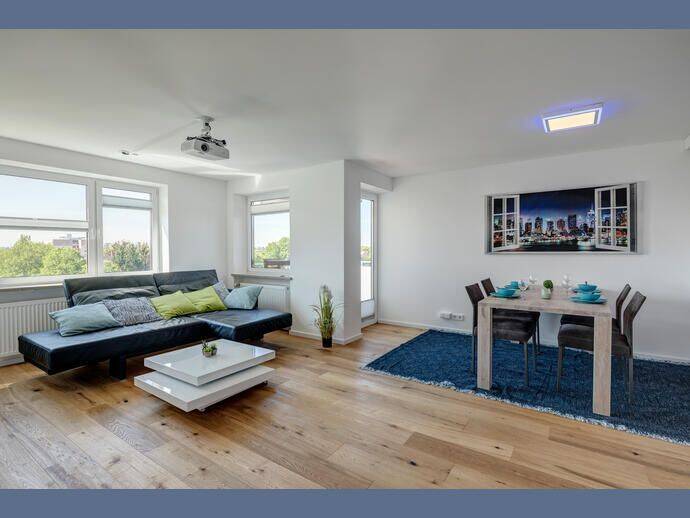 Möbliert: Lichtdurchflutete, moderne 3-Zimmer Wohnung, 81373 München (Sendling Sendling-Westpark)