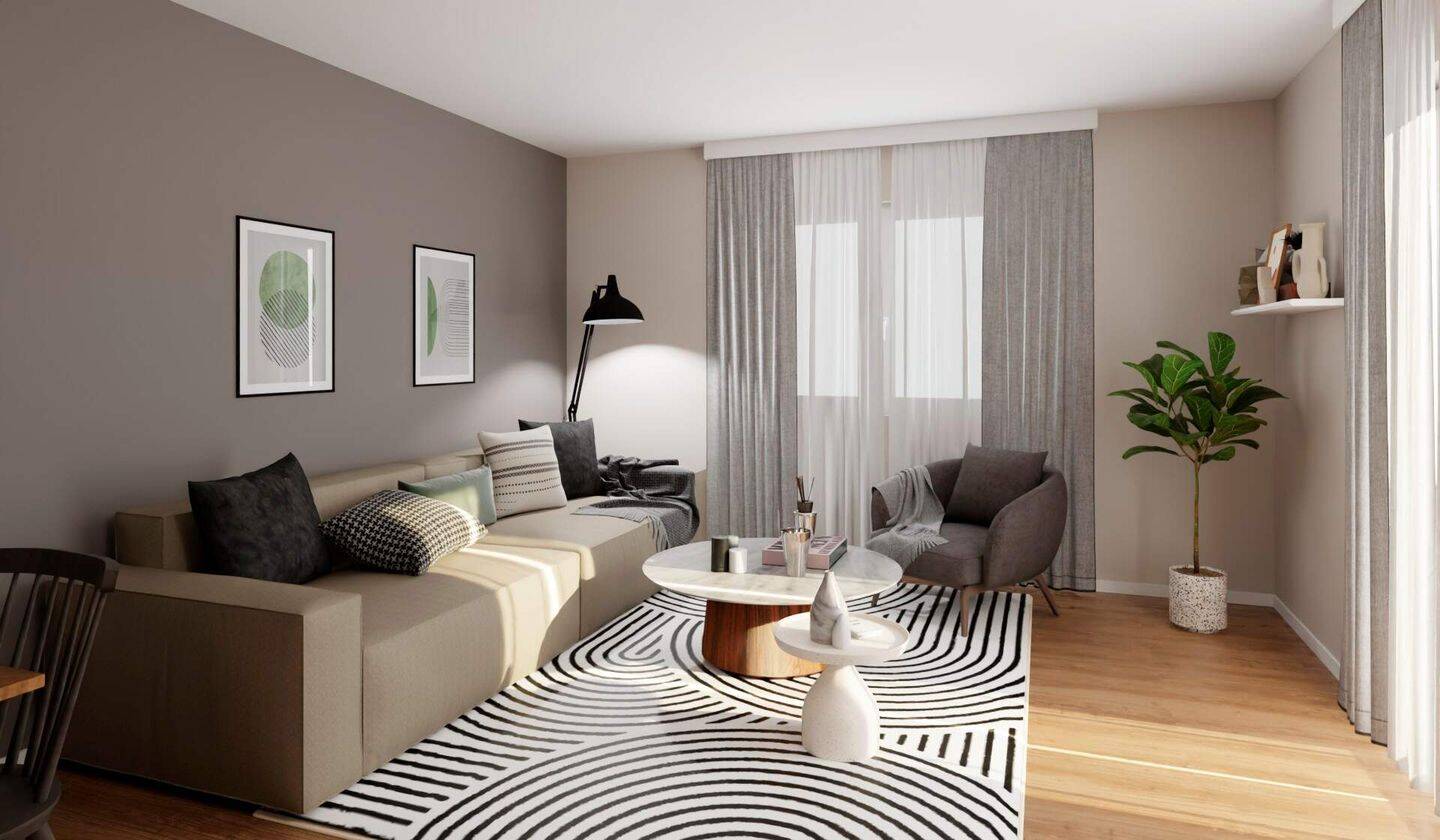 Perfekt für Sonnenanbeter – 3-Zimmer-Wohnung mit Südbalkon und Tageslichtbad, 15366 Hoppegarten