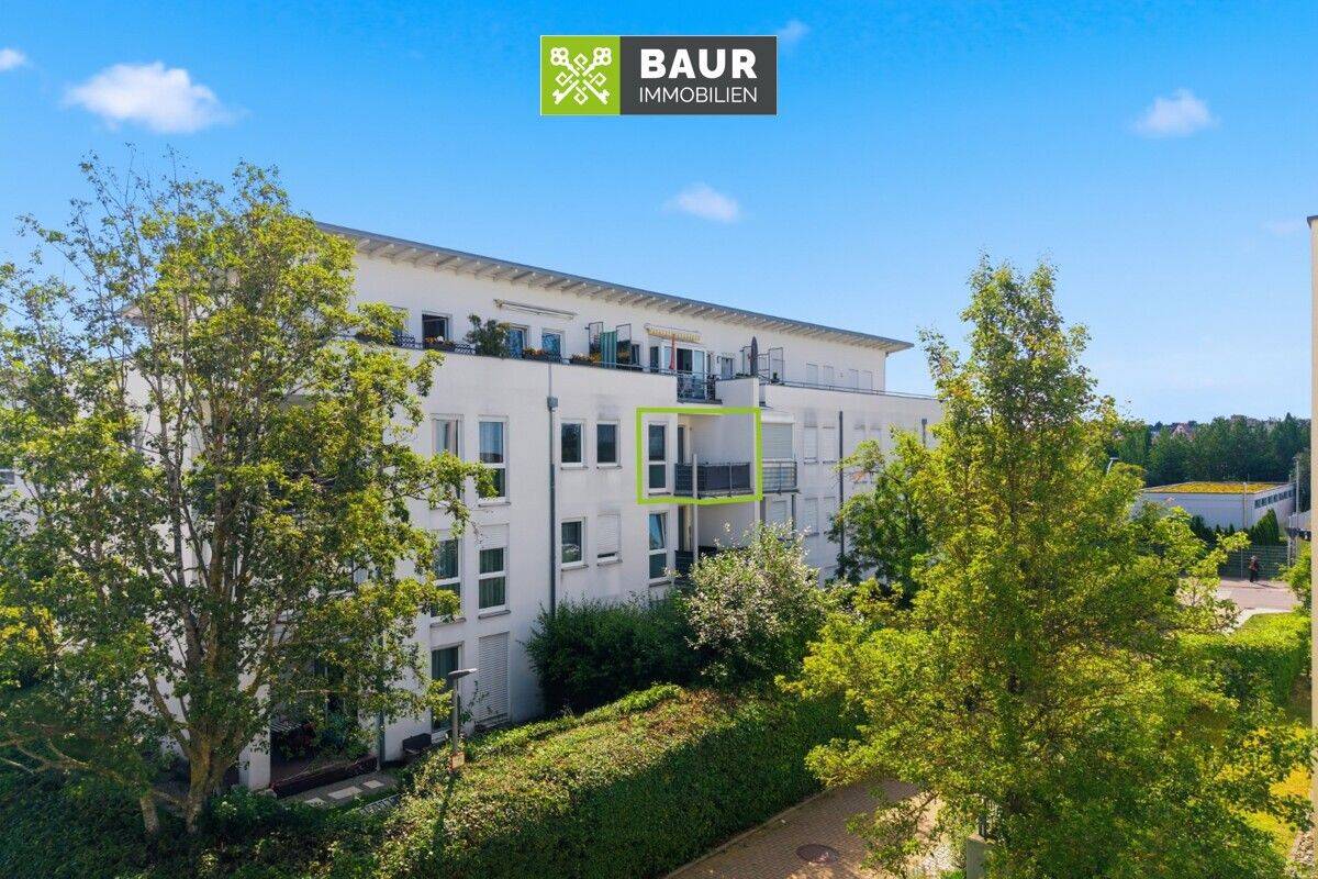 360°| Einziehen statt renovieren: Helle, frisch renovierte 2-Zimmer-Wohnung in guter Lage mit Balkon, 89584 Ehingen (Donau)