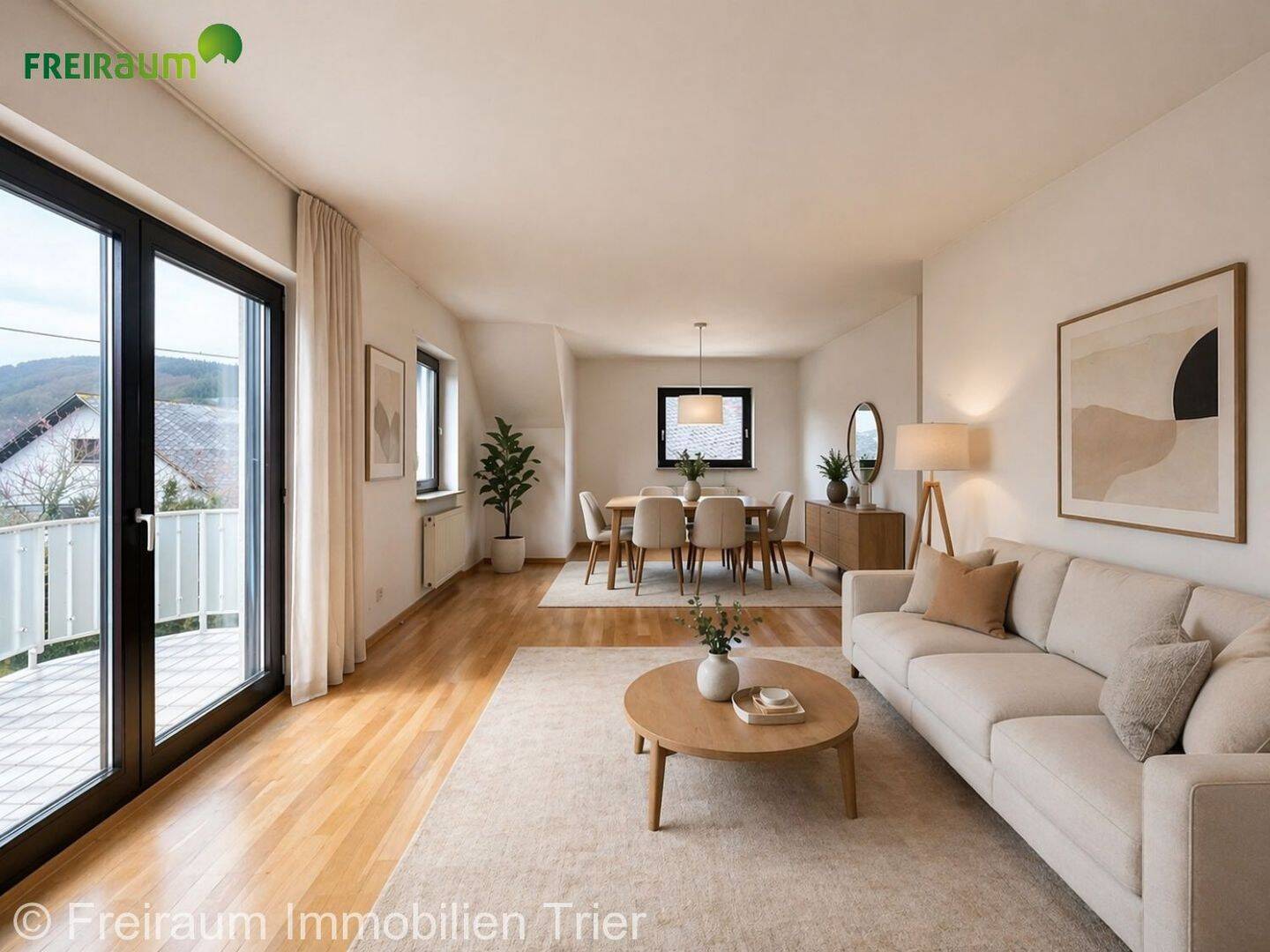 +Neuer Preis+TR-Ruwer: Sonnige 3 ZKB Eigentumswohnung mit Balkon und Stellplatz in beliebter Höhenlage., 54292 Trier (Eitelsbach Ruwer Trier-Nord)