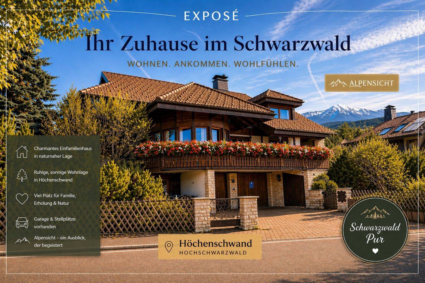 Exklusives Schwarzwaldhaus mit 4 Wohneinheiten & Alpenpanorama – provisionsfrei, 79862 Höchenschwand