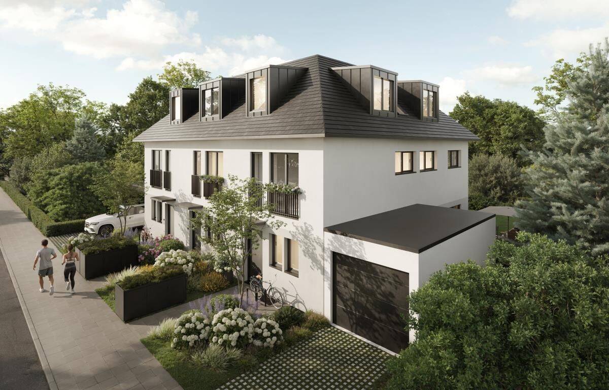 Effizienzhaus 55/KfW 55 | FORMHAUS | Im Süden was Neues. Elegantes Reiheneckhaus.