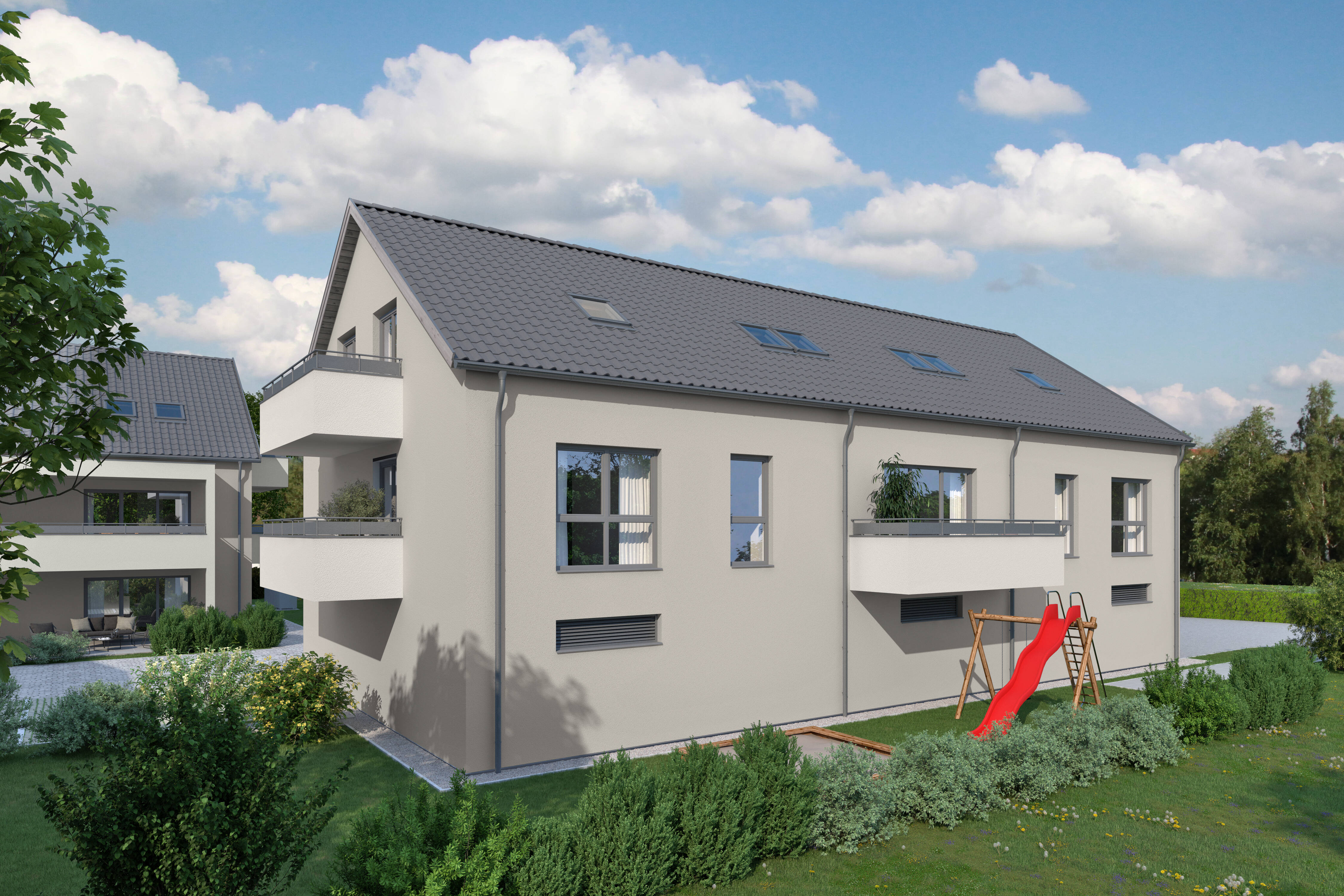 ++ NEUBAU 2-Zimmer Obergeschoßwohnung mit Südost Balkon (Wohnung 22) ++, 85737 Ismaning