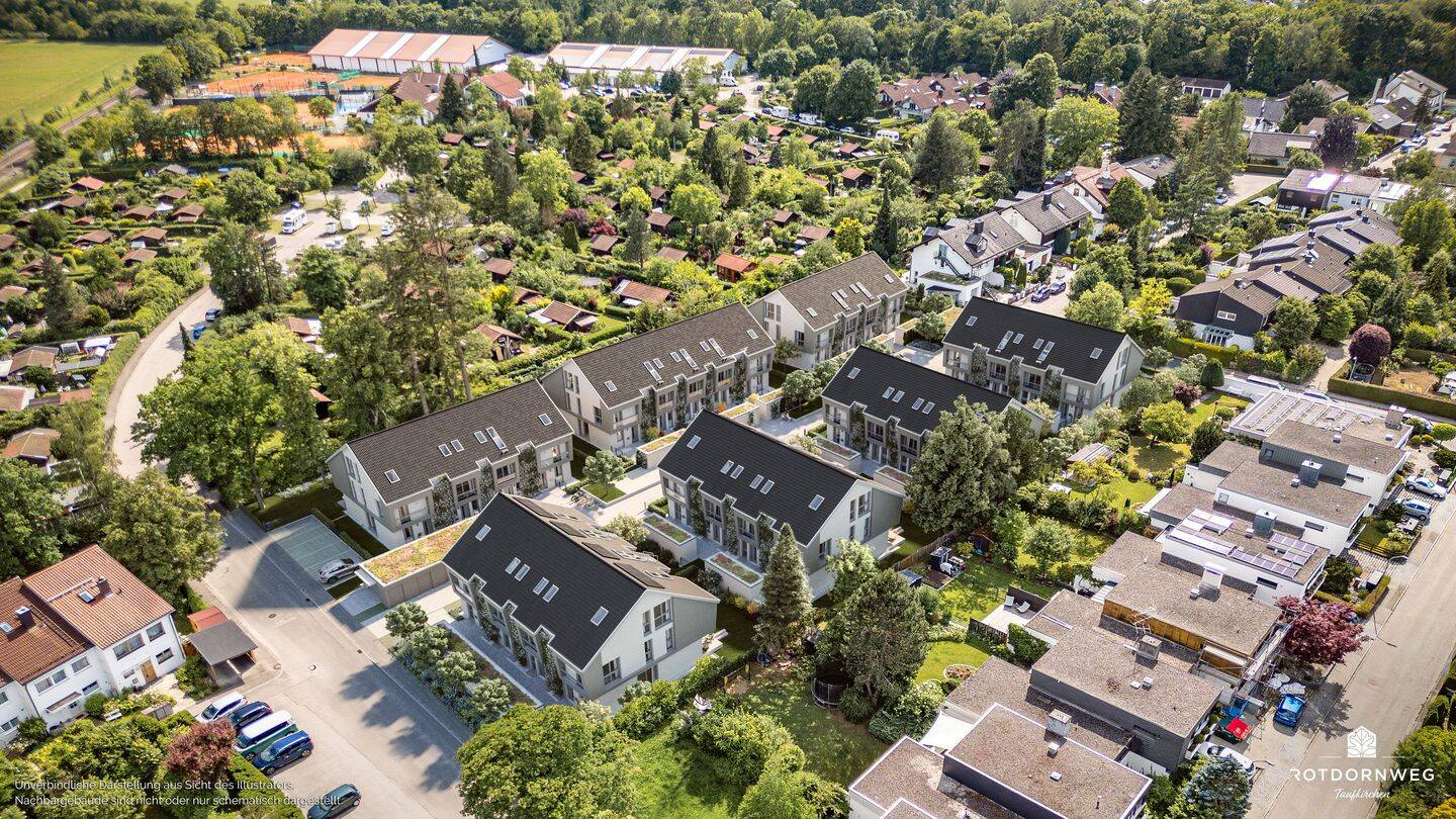 Naturnahes Wohnen: 5-Zi.-REH mi großzügig. Garten und ganzer Elternetage mit en suite Bad im DG, 82024 Taufkirchen