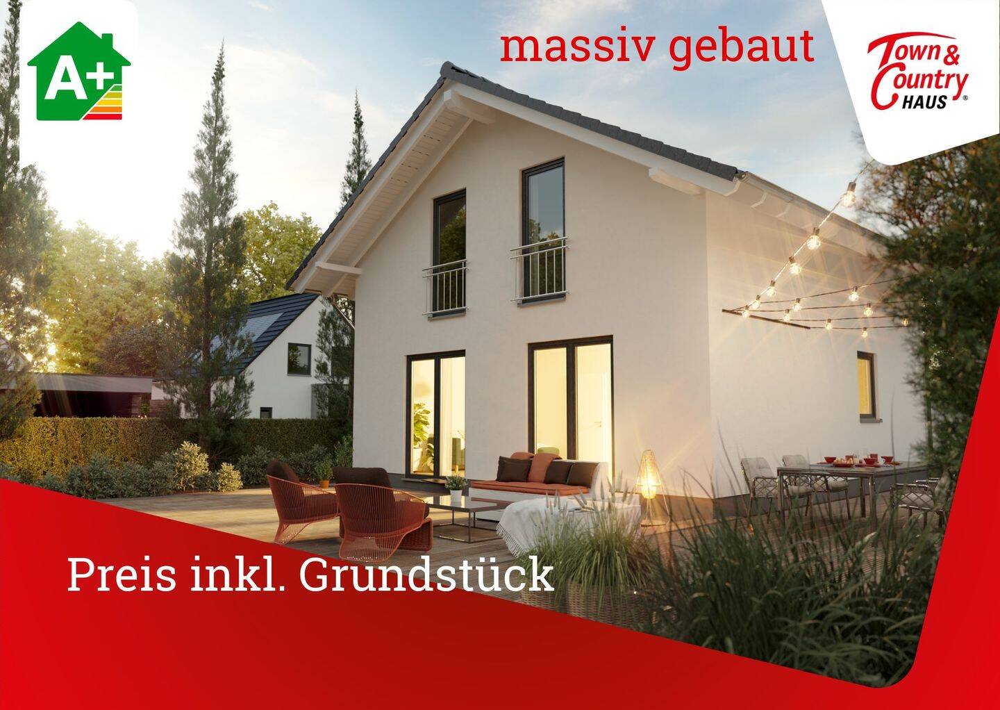 massiv gebaut, Preis schlüsselfertig inkl. Grundstück, 54309 Newel