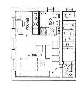 Gemütliche 1-Zimmer Wohnung mit Einbauküche, 94315 Straubing